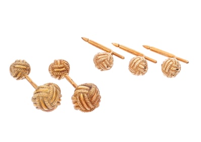 Tiffany & Co Schlumberger 18k Cufflink Stud Set