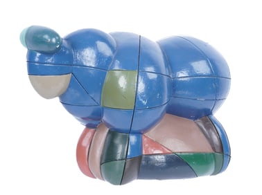 Alexander Ney Anthropomorphic Painted Sculpture