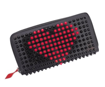 Christian Louboutin Heart Spiked Panettone Wallet