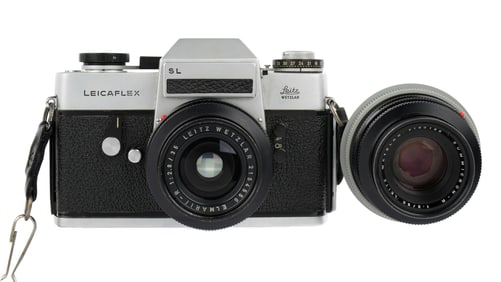 Leica Leicaflex Camera Emarit-R, Summicron-R Lens