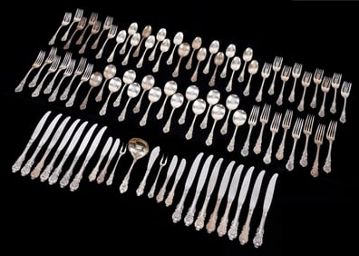 87 pc. Wallace Sir Christopher Sterling Flatware