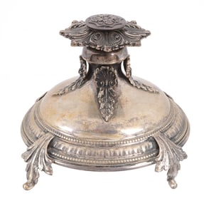 Ornate Russian Silver Centerpiece Base