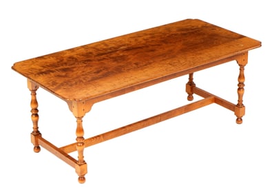 Marshall James Tiger Maple Coffee Table