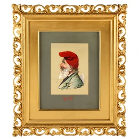 Giovanni Montelatici Pietra Dura Portrait Plaque