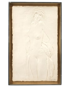 Frank Gallo Cast Paper Nude Beauty Sculpture