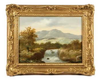 Francis Jamieson / W Richards Landscape with Sheep