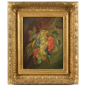 attr. George Forster Still Life of Fruit Painting