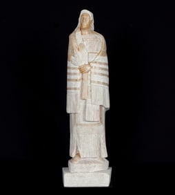 Oreland Joe Carved Alabaster Native American Chief