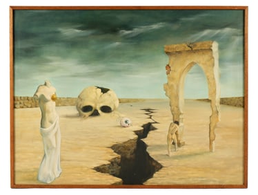 Roi Merriman Dali Style Surrealist Landscape