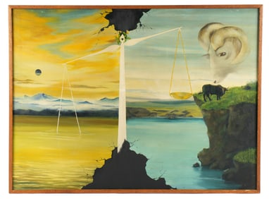 Roi Merriman Dali Style Surrealist Landscape