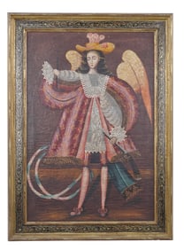 Cusco School Portrait of an Angel Arcabucero