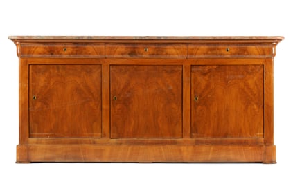 19th Century French Marble Top Sideboard / Buffet