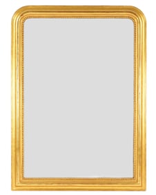 Palatial Louis Philippe Giltwood Overmantle Mirror