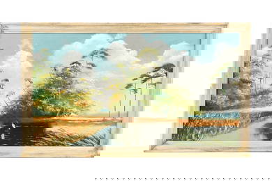 Large Alfonso Moran Florida Highwaymen Backwaters