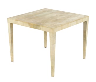 1970's attr. Karl Springer Shagreen Square Dining Table