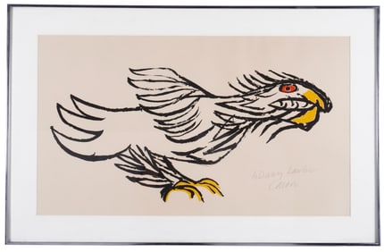 1975 Alexander Calder L'aigle Lithograph