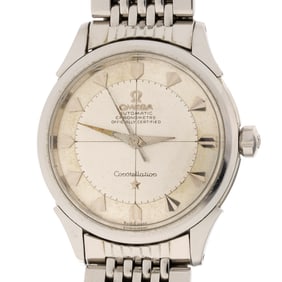 Vintage Omega Constellation Stainless Wrist Watch