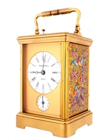 Tiffany & Co Chinoiserie Repeater Carriage Clock
