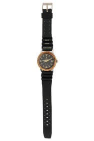 Vintage Zodiac Sea Wolf Stainless Wrist Watch