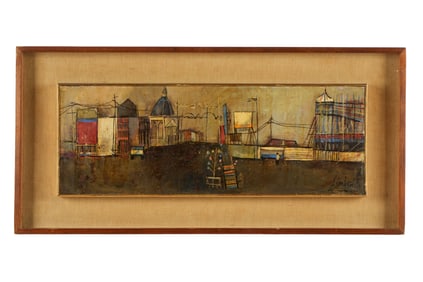 Nicola Simbari Luneur Park Rome Painting