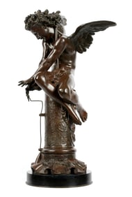 Giulio Monteverde Genius of Franklin Bronze