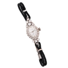 Bulova 14k Gold and Diamond Ladies Wrist Watch