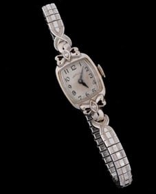 Hamilton 14k Gold Ladies Wrist Watch