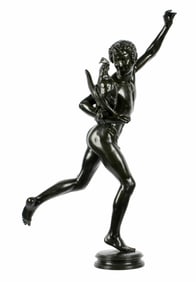 Alexandre Falguiere Combat De Coq Bronze