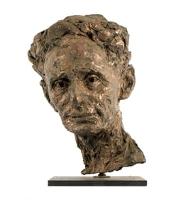 Large Robert Berks Plaster Bust of Louis Brandeis