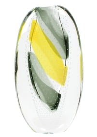 Large Massimiliano Schiavon Murano Glass Vase