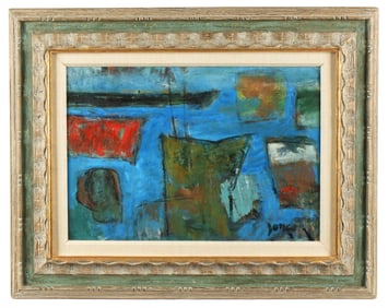 Marcel Janco Abstract Composition Painting