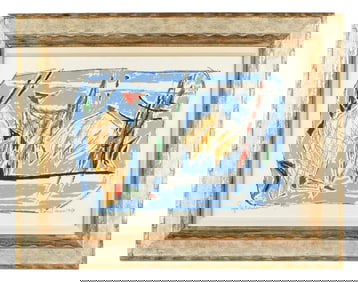 Marcel Janco 1969 Esprit de L'escalier Lithograph