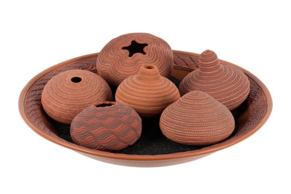 Richard Zane Smith Seven Pottery Bowls / Pots