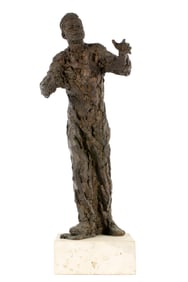 Robert Berks Bronze Standing Kennedy Sculpture