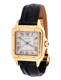 Cartier 18k Gold Panthere Ladies Watch in Box
