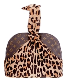 Louis Vuitton Azzedine Alaia Leopard Alma Handbag