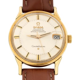 Omega Gold Capped Constellation Wrist Watch