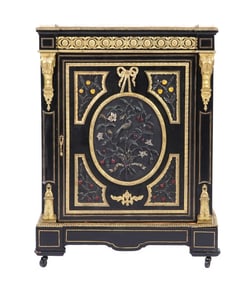French Napoleon III Meuble d' Appui Cabinet