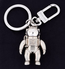 Louis Vuitton Spaceman Metal Bag Charm / Keychain
