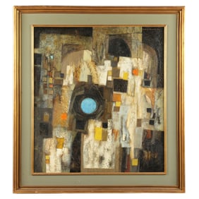 Barbara Ebersole Abstract Composition Painting