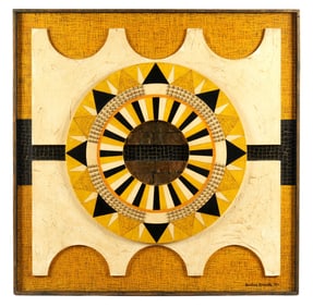 Barbara Ebersole Mixed Media Abstract Composition