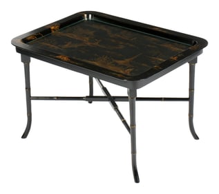 Chinoiserie Tole Tray Top Table