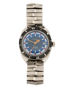 Racine Incabloc Stainless Automatic Wrist Watch