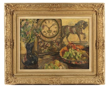 Mystery Artist Impressionist Still Life Painting