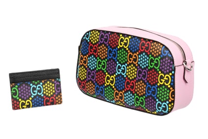 Gucci GG Supreme Psychedelic Camera Bag Unused