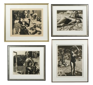 Four David Bumbeck Etchings