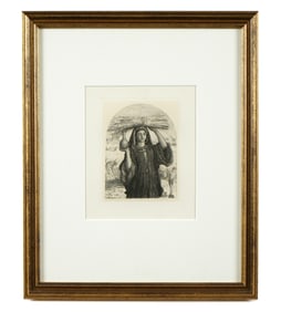 William Holman Hunt Abundance of Egypt Etching