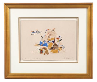 Ed Morgan Mixed Media How Much for the Little Dog?