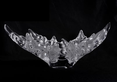 Lalique Champs Elysees Crystal Glass Bowl