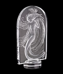 Lalique Crystal Naiade Paperweight
